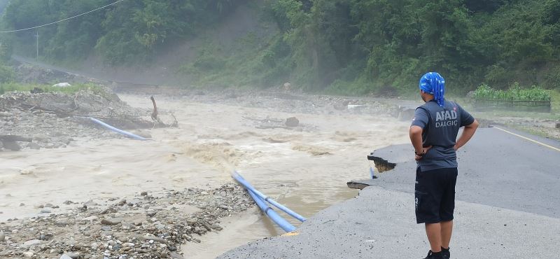 Düzce’de metrekareye 393,4 kilogram yağış düştü
