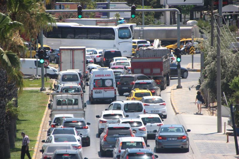 Bodrum’da trafik kaosu yaşanıyor
