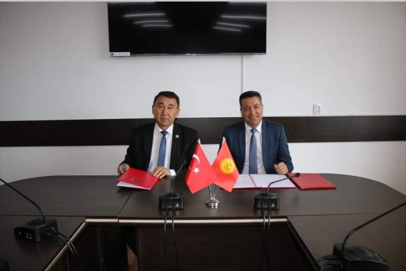 Osmaniye Korkut Ata Üniversitesi ile Kırgızistan Issık Göl Üniversitesi arasında işbirliği protokolü yapıldı