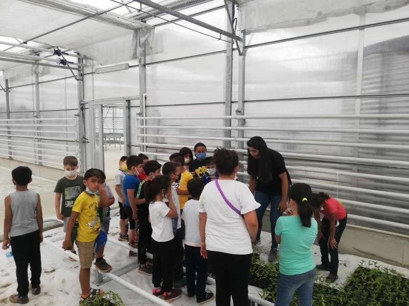 Tohumlar minik ellerle toprağa kavuştu
