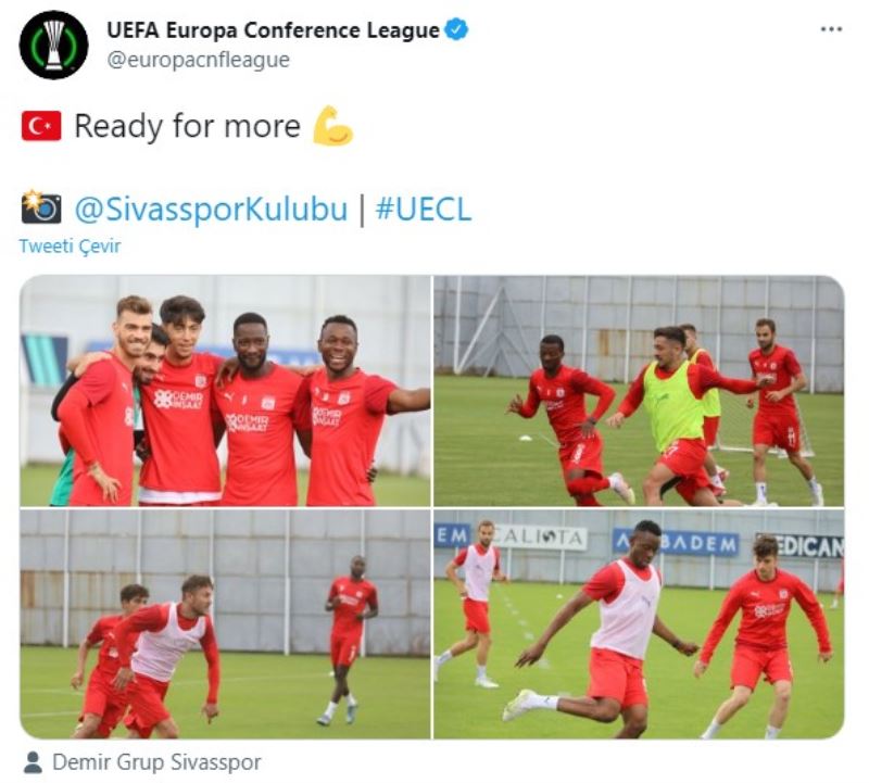 UEFA’dan Sivasspor paylaşımı
