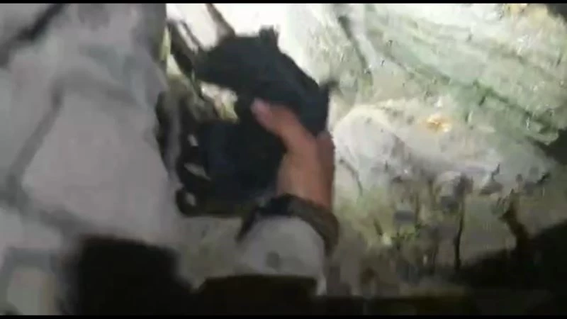 Günlerdir aç olan anne köpek ve yavrularını asker böyle kurtardı
