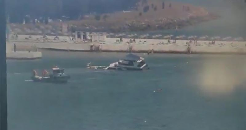 Sarıyer’de su alan tekneden 8 kişi kurtarıldı

