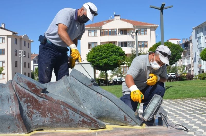 Anıtlarda bakım ve onarım çalışması

