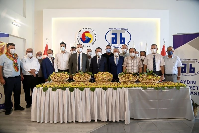 Aydın Ticaret Borsası, sezonun ilk kuru incirini teslim aldı
