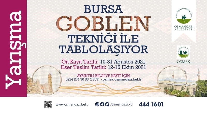 Bursa ‘goblen’ tekniğiyle tablolaşacak
