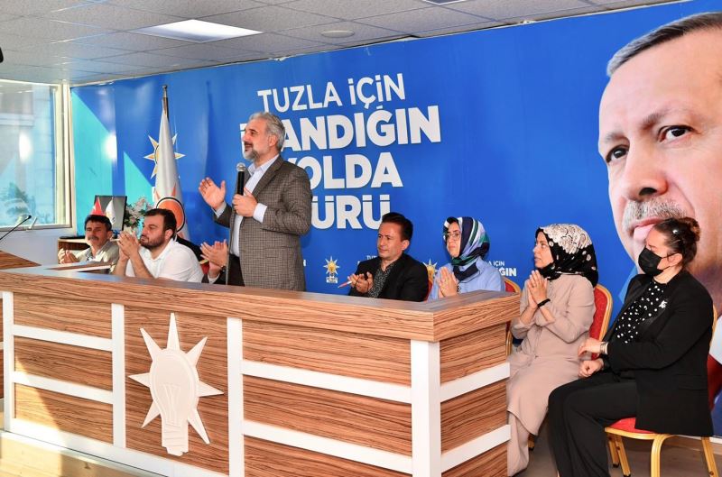 AK Parti İstanbul İl Başkanı Osman Nuri Kabaktepe’den Tuzla’ya ziyaret

