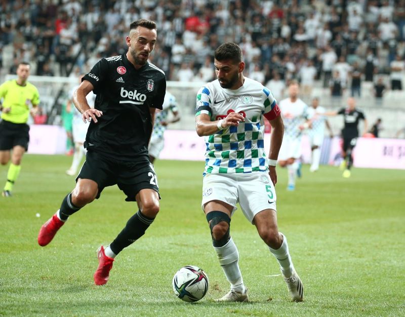 Süper Lig: Beşiktaş: 1 - Çaykur Rizespor: 0 (İlk yarı)
