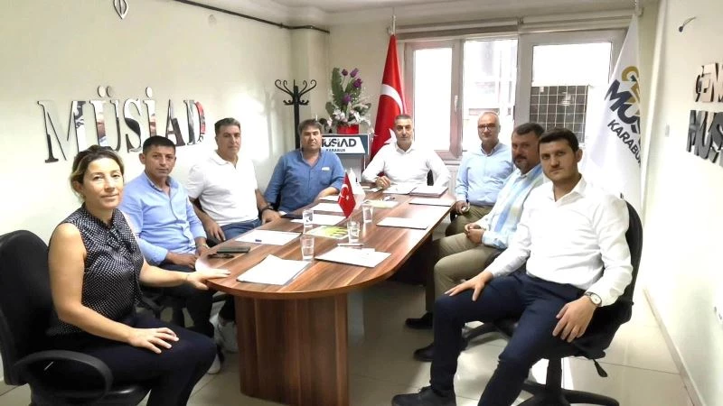 MÜSİAD Karabük Şubesinde görev dağılımı yapıldı
