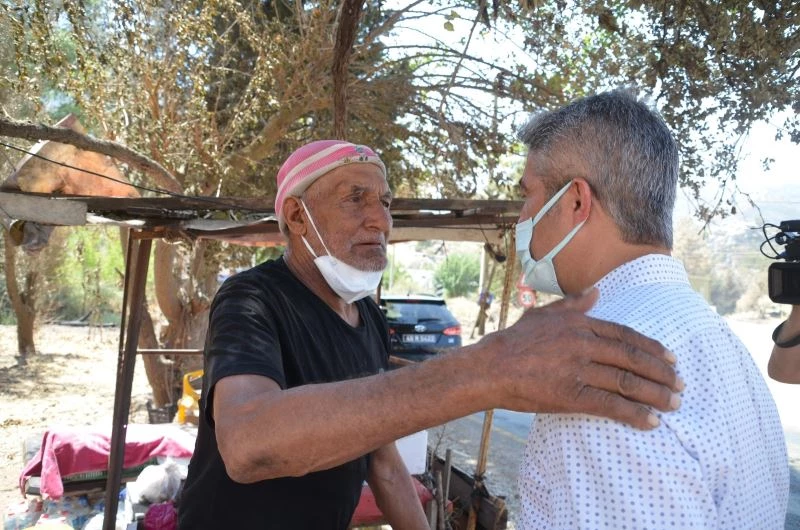 Marmaris Belediyesi, yangın mağdurlarının yanında olmaya devam ediyor
