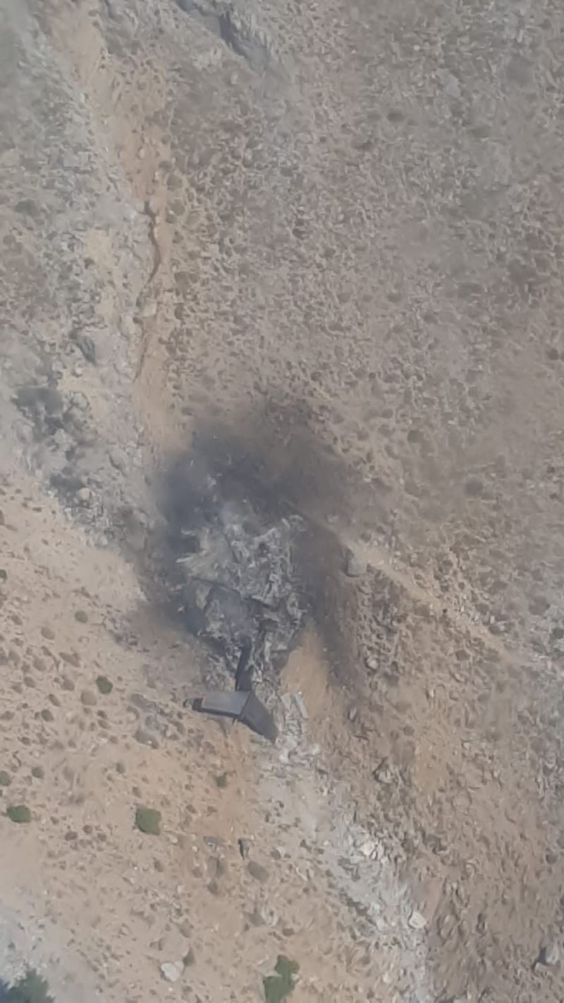 Düşen yangın söndürme uçağının görüntüleri ortaya çıktı

