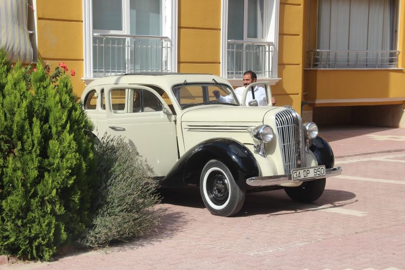 1936 model arabasına gelen 800 bin liralık teklifi geri çevirdi
