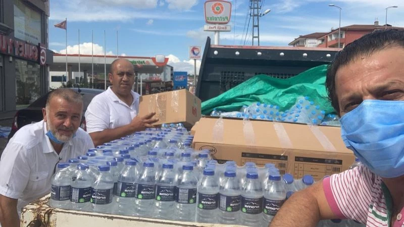 Kandilli Belediyesi afetzedelerin yanında
