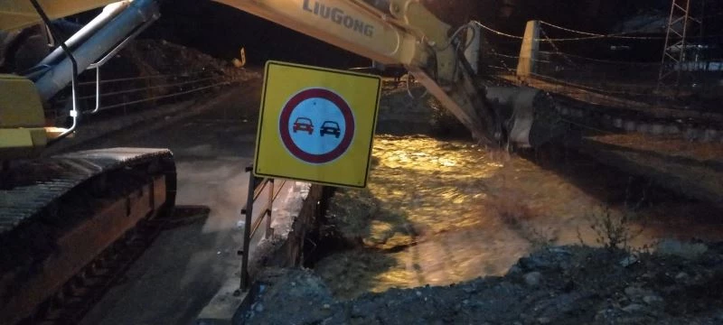 Artvin’de şiddetli yağış nedeniyle su baskınları meydana geldi
