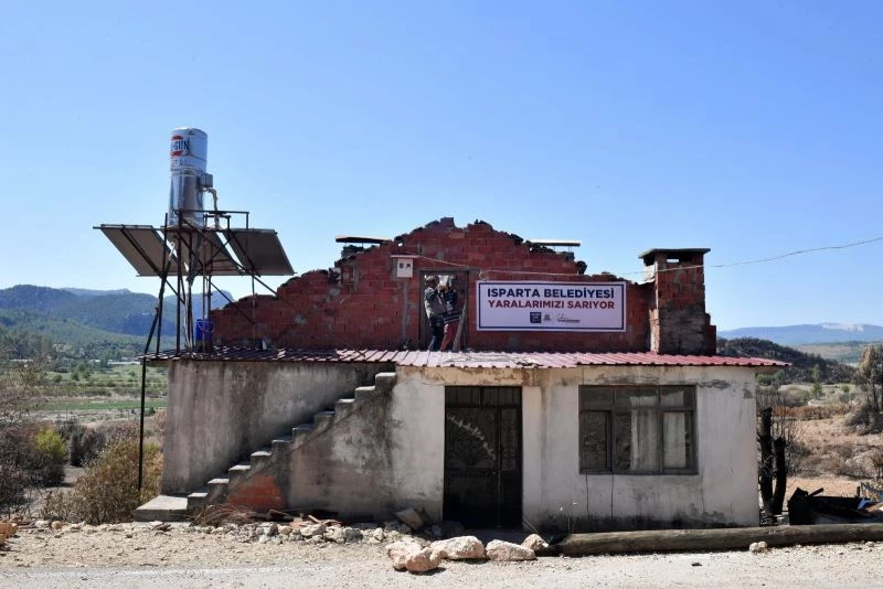 Isparta Sütçüler yangınında yaralar sarılıyor
