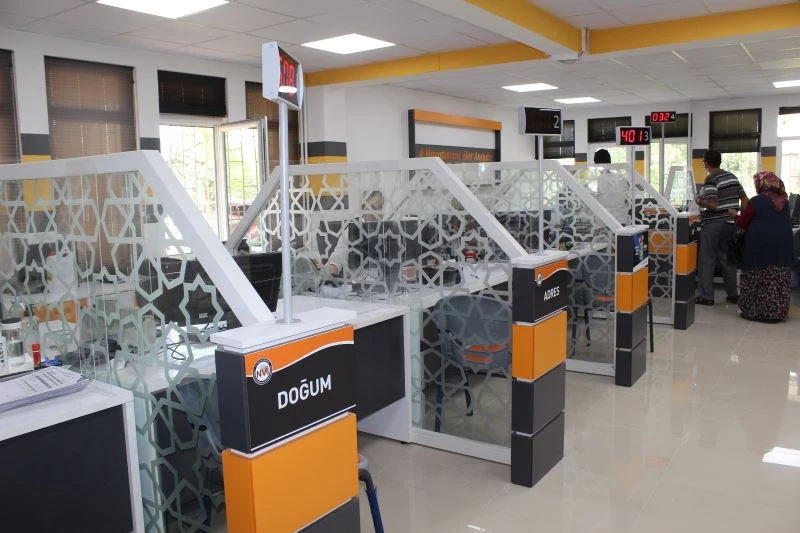 Çarşamba Nüfus Müdürlüğünde yeni konsept
