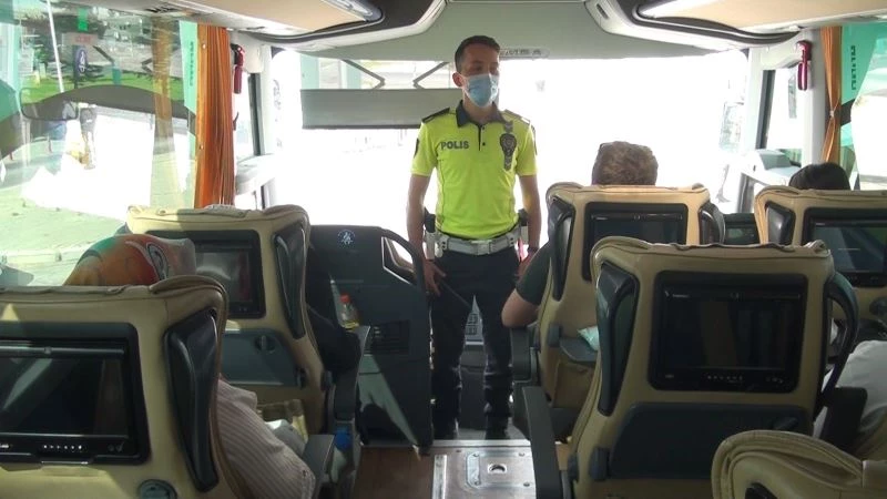 Şehirlerarası otobüslerde denetimler sıklaştırıldı
