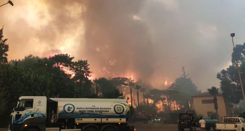 MUSKİ’den yangınlara karşı destek
