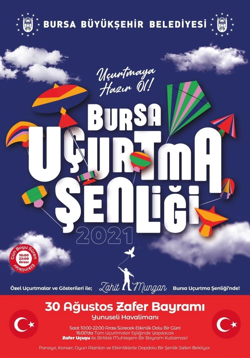 Bursa semaları uçurtmalarla renklenecek
