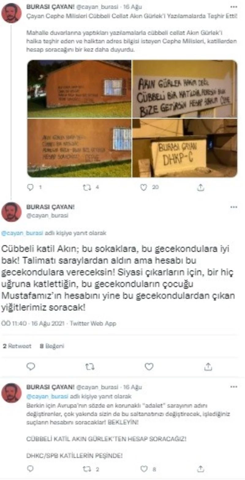 Ağır Ceza Mahkemesi başkanının sosyal medyadan tehdit edilmesine ilişkin soruşturma başlatıldı
