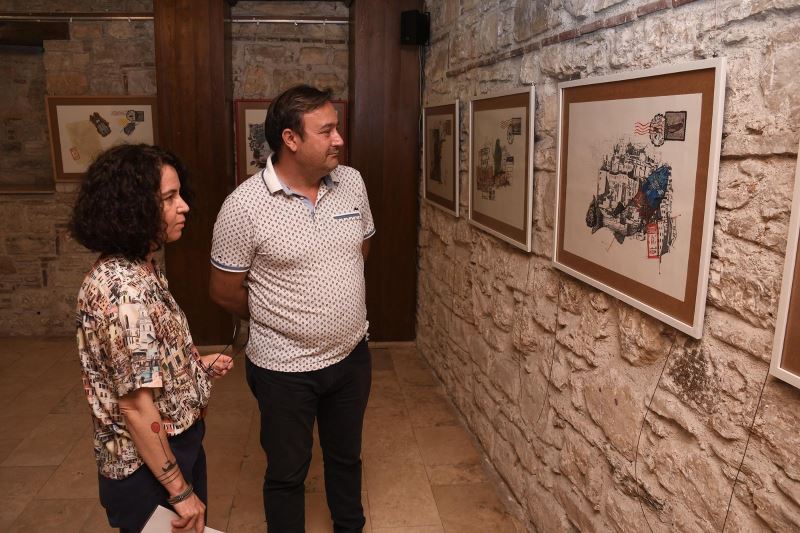 Muğlalı ressam 14. kişisel sergisini İbramaki’de açtı
