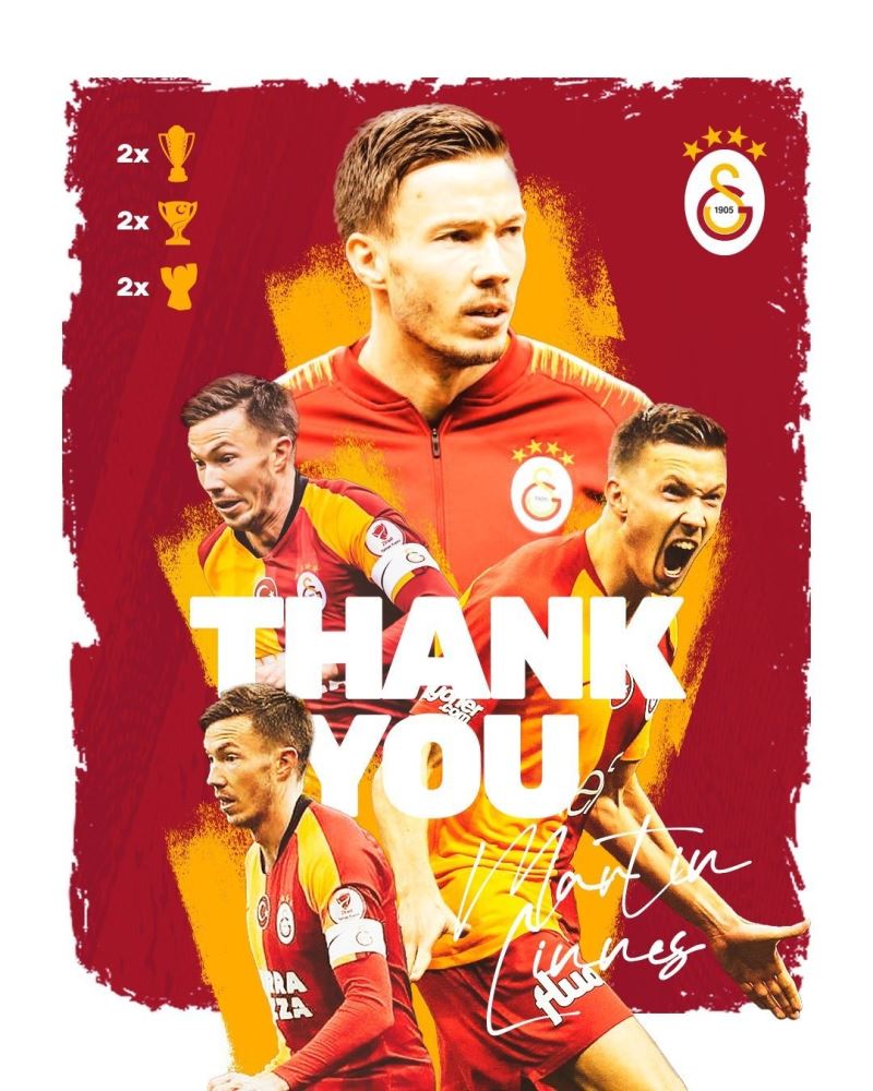 Galatasaray’dan Martin Linnes’e teşekkür
