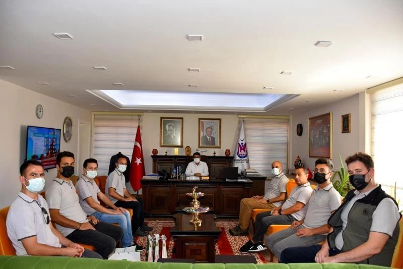 Başkan Çelik ormanların fedakar kahramanlarını ağırladı
