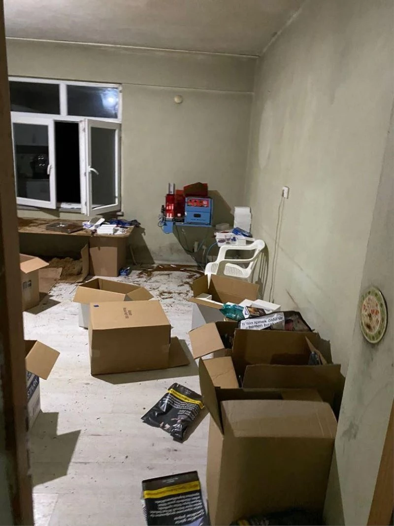 Tekirdağ’da 622 kilo tütün ve milyonlarca makaron ele geçirildi
