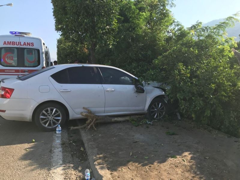 Kozan’da trafik kazası: 1 yaralı
