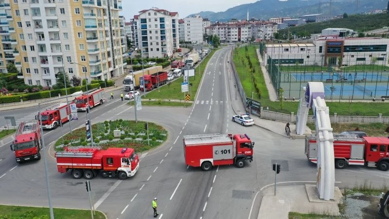 Can Azerbaycan yardım ekipleri Ordu’da yakıt ikmali yaptı
