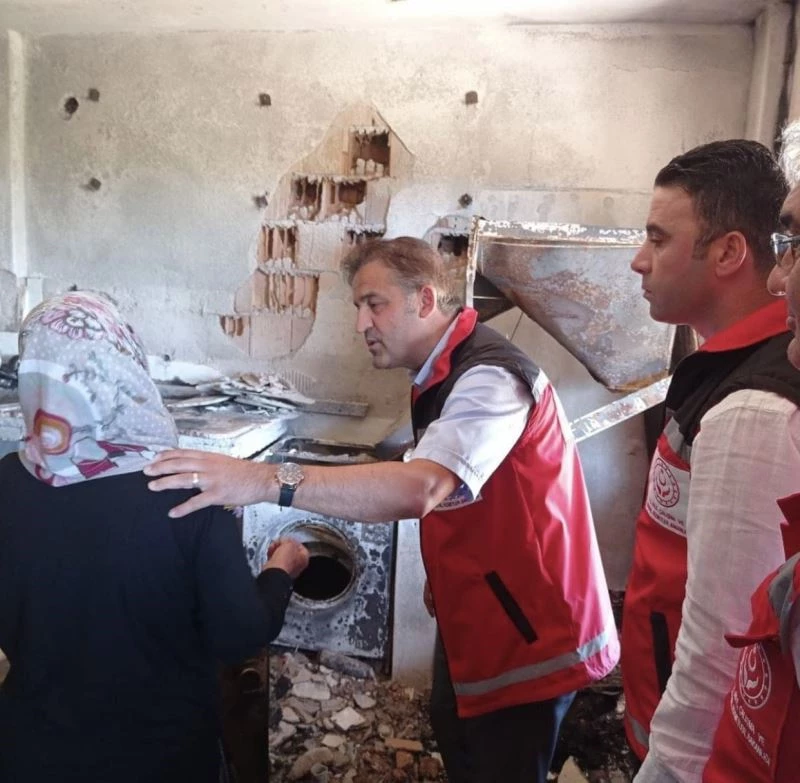 Yangınzedeler yalnız bırakılmıyor
