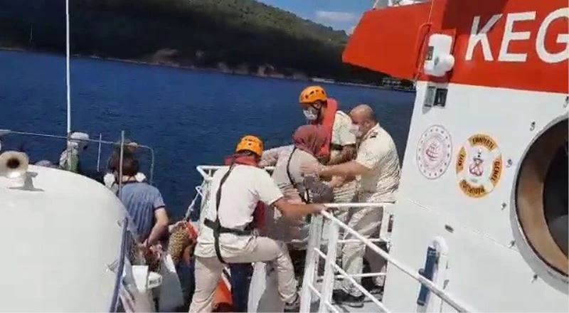 Heybeliada’da vatandaşların tahliye anı kamerada
