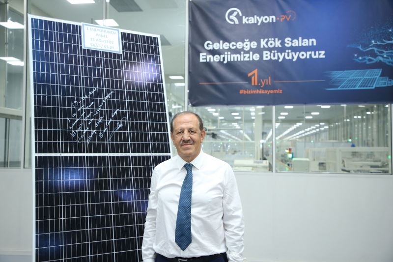 Kalyon Güneş Teknolojileri Fabrikası 1 yılda 1 milyon panel üretti
