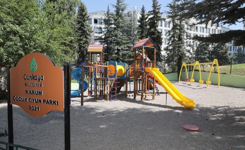 Karum Çocuk Parkı yeni haliyle Çankayalı miniklerle buluştu
