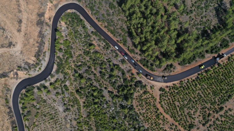 Isparta’da 2 köyü ilçeye bağlayan yol sıcak asfalta kavuşuyor
