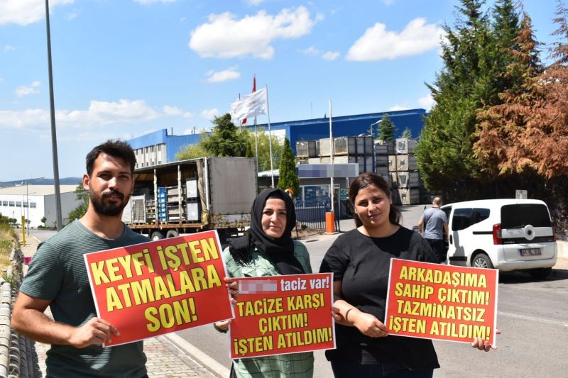 Tacizi yönetime anlattılar, işten atıldılar
