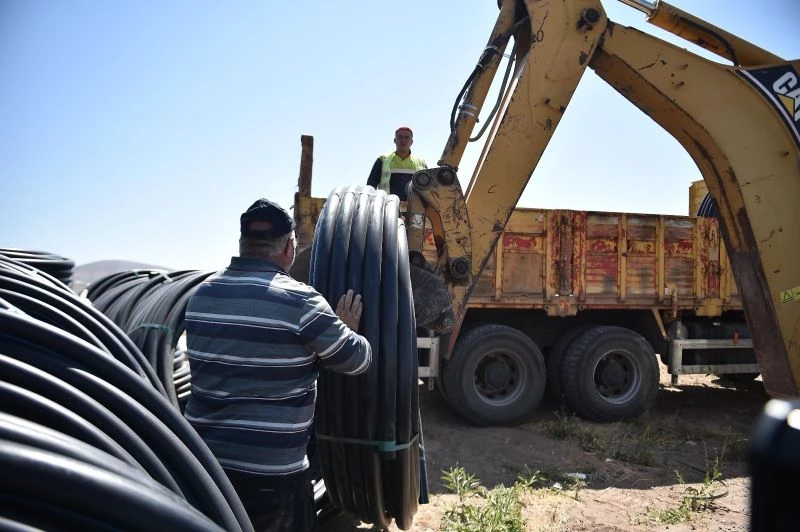 Başkentte kurak tarım arazileri suya kavuşturuluyor
