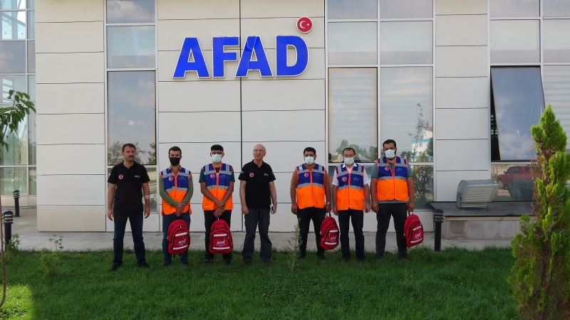 Bozkurt’taki sel felaketinde görev alan AFAD gönüllülerine teşekkür belgesi
