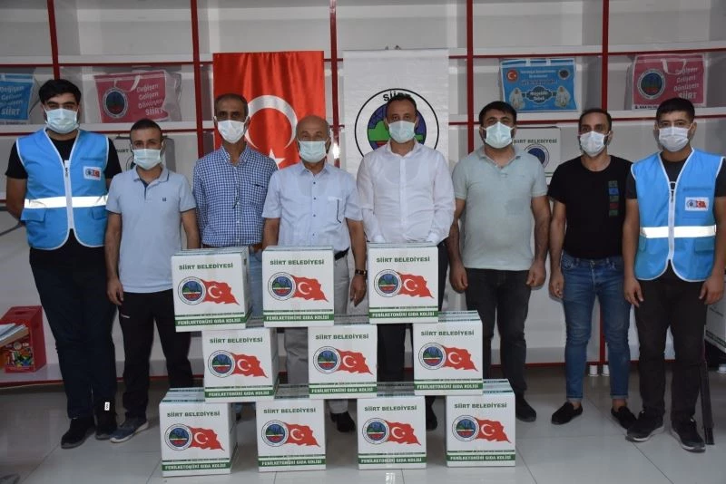Siirt Belediyesi PKU hastaları için gıda kolisi dağıttı
