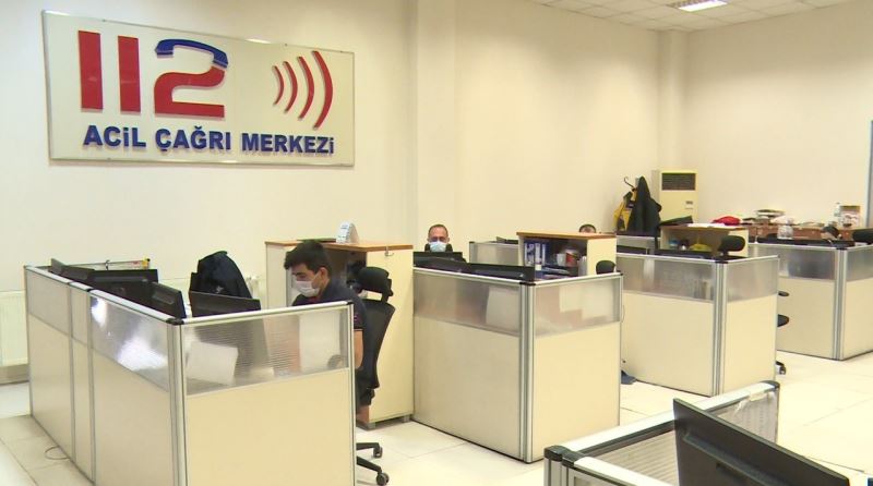 Isparta 112 Acil Çağrı Merkezi, 8 ayda 90 bin 486 gereksiz çağrı aldı
