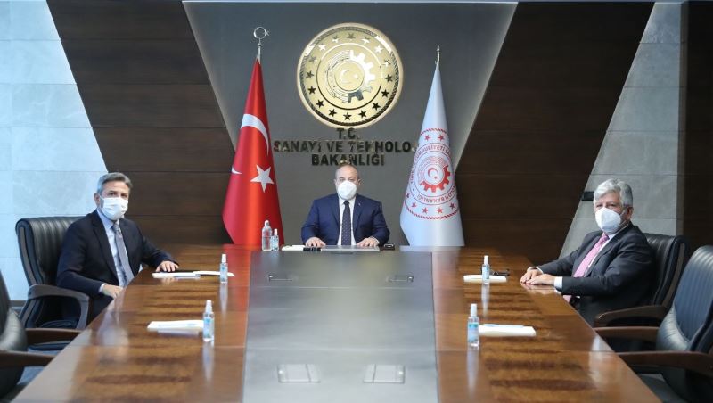 Ahmet Aydın, Sanayi ve Teknoloji Bakanı Varank’la görüştü

