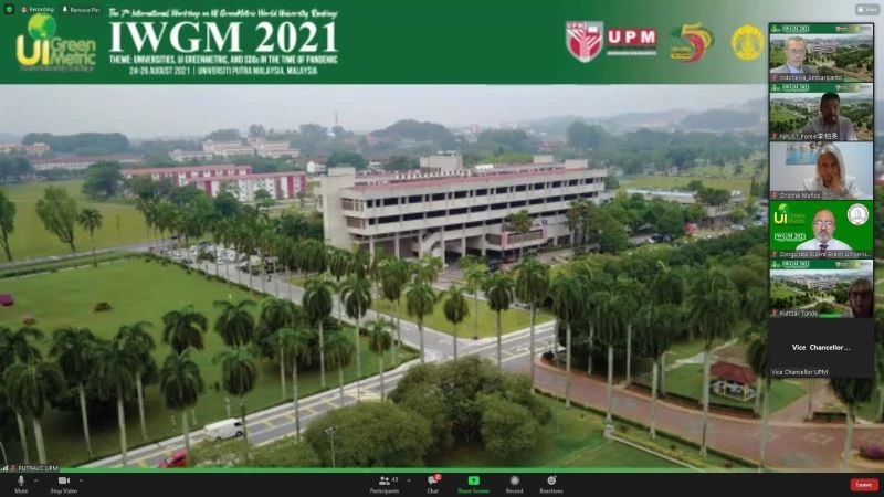 Rektör Çufalı, GreenMetric Yürütme Kurulu toplantısına katıldı
