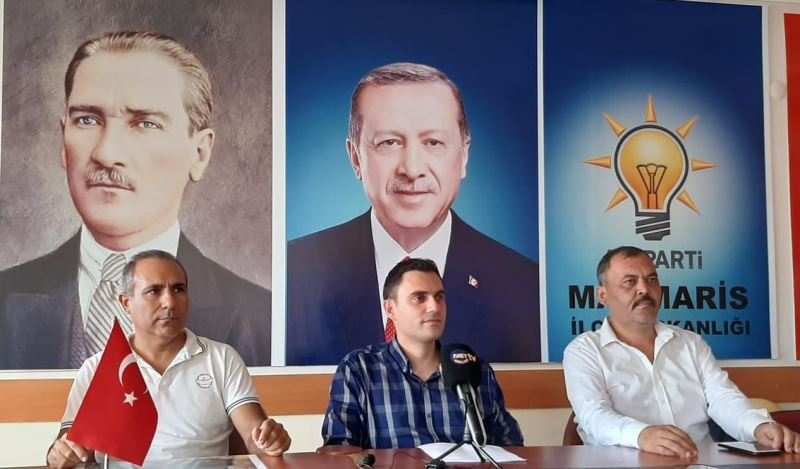 Ak Parti Marmaris İlçe Yönetimi yangınlar ve yangın sonrası söylenenler ile ilgili açıklamada bulundu
