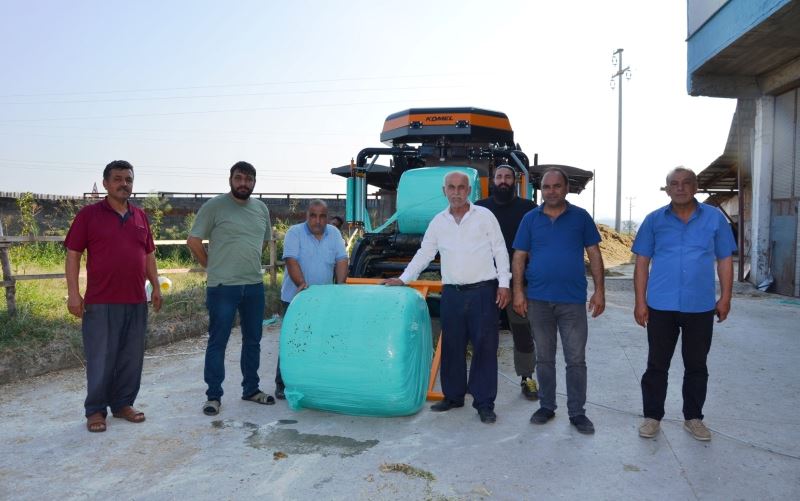 Bafra’ya kombine silaj ve küspe paketleme makinesi
