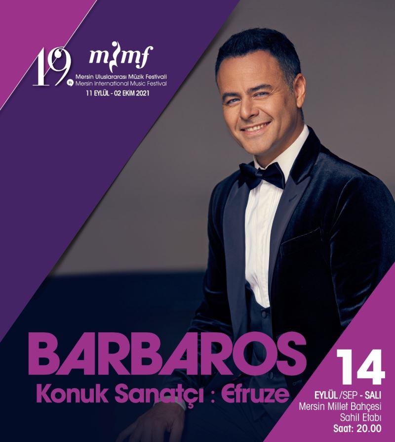 Barboras Büyükakkan, 19. Mersin Uluslararası Müzik Festivali’nde sahne alacak
