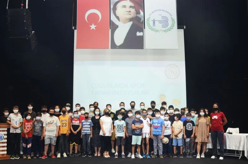 Bozüyük’te çocuklara spor yapmanın faydaları anlatıldı
