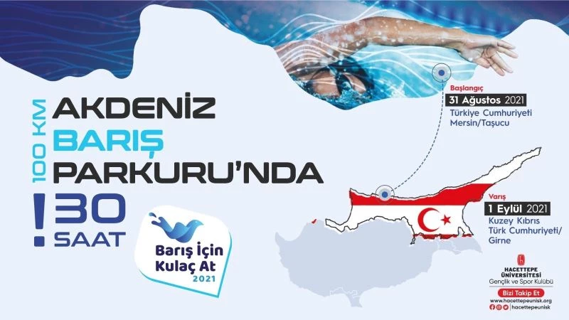 Kulaçlar, Akdeniz’in sularında barış için atılacak
