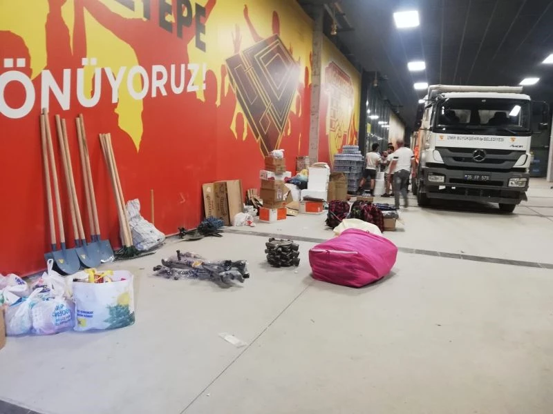 Göztepeli taraftarlardan Marmaris ve Bodrum’a yardım eli
