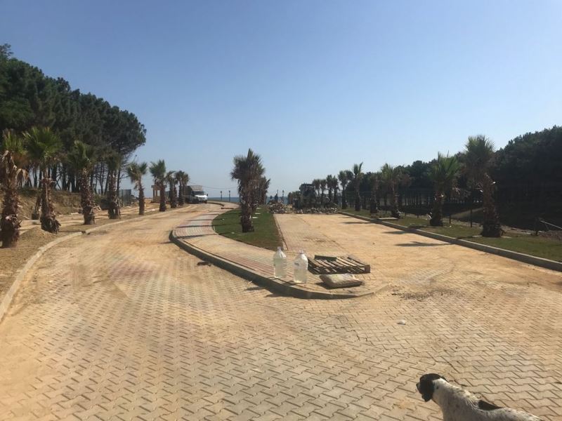 Halk plajı Eyüpsultanlılar için hazırlanıyor
