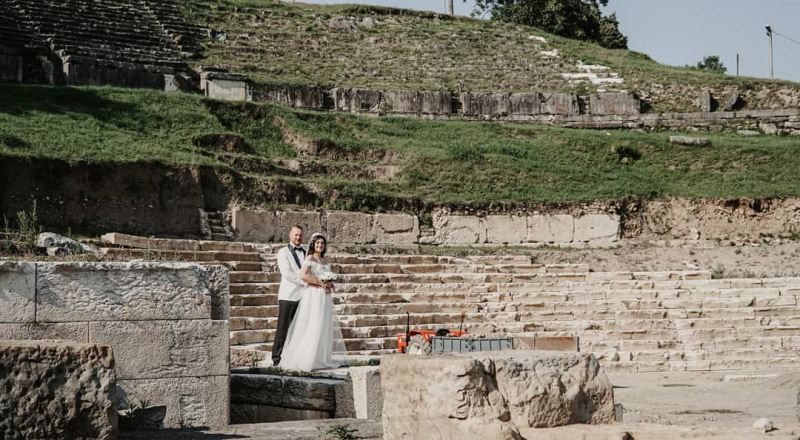 Konuralp Antik Kenti fotoğraf stüdyosuna dönüştü
